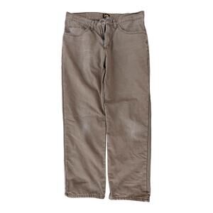 Lee Straight Fit Khaki Pants Mens 32x30 Casual Work Pants